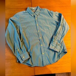 J Crew Mens  XLarge Slim Shirt Long Sleeve Collared Button Down